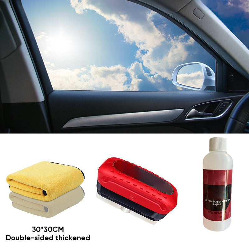 Windshield Water Repellent Applicator Kit with Hydrophobic Glass Treatment for Cars, Trucks & SUVs | Thomler