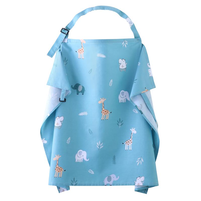 Breastfeeding Privacy Apron with Adjustable Neck Strap – Lightweight Cotton Feeding Shield for Moms – Portable Infant Nursing Drape | Thomler