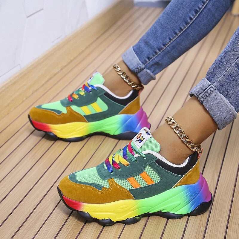 Women's Lightweight Athletic Sneakers with Breathable Mesh Upper & Lace-Up Closure for Running Walking Gym Everyday Wear | Thomler