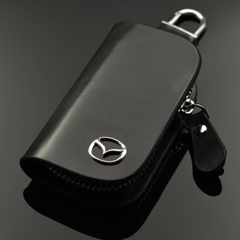Signal Blocking Car Key Pouch with Dual-Chamber RFID Protection | Keyless Entry Anti-Theft Faraday Bag | Compact 5.5×4 in Shielded Holder | Thomler
