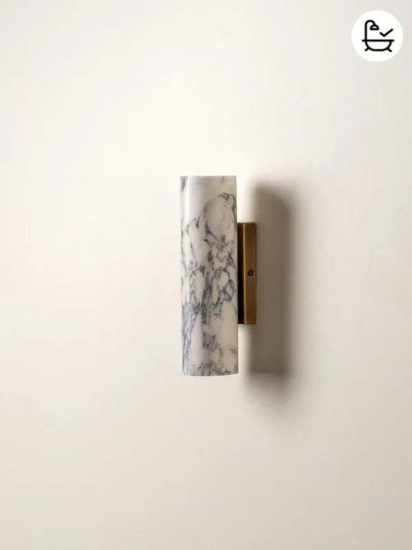 Wall Lamp Marble 24.0 cm Natural Stone Bathroom Mirror Up Down G9 LED Hallway Interior Lighting | Thomler
