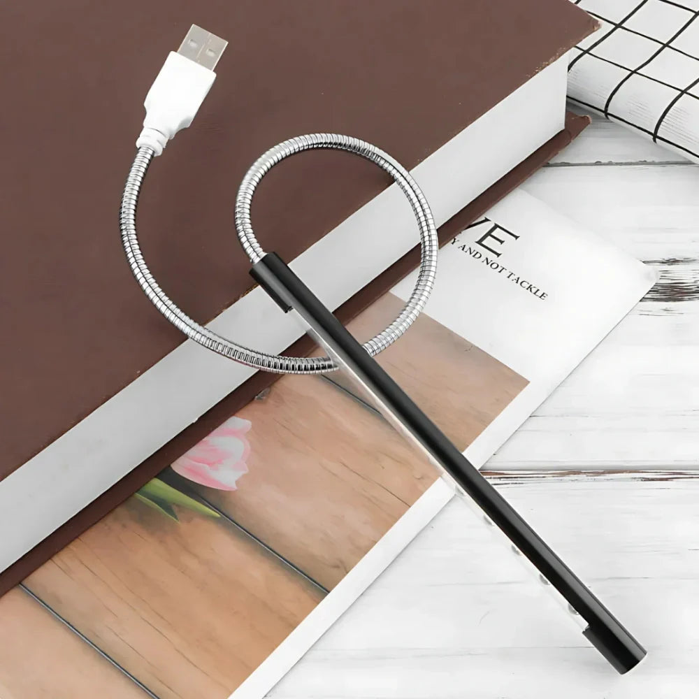 Flexible USB Desk Light with Adjustable Gooseneck Arm for Reading, Computer Work & Office Task Lighting | Thomler