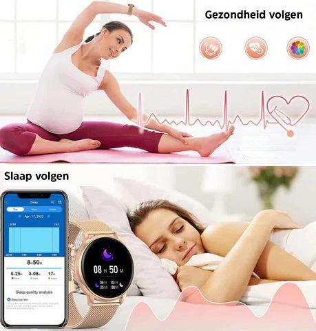 Smartwatch Dames Met Bellen Hartslagmeter Fitness Tracker | Navando