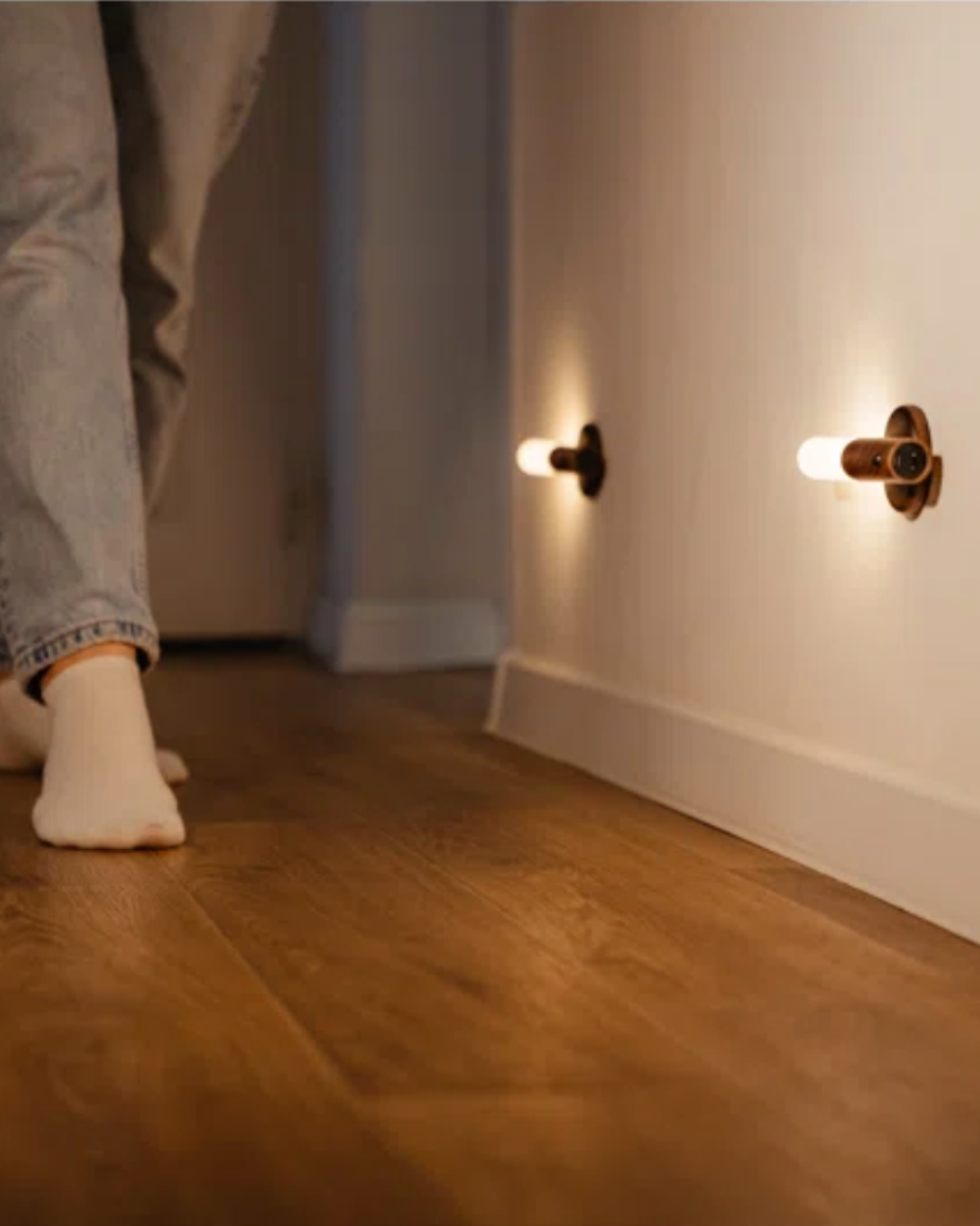 Motion Sensor Wall Light with Rechargeable Battery & Detachable Flashlight Mode for Hallways Bedrooms Stairs Cordless Wireless LED Sconce Ma | Thomler