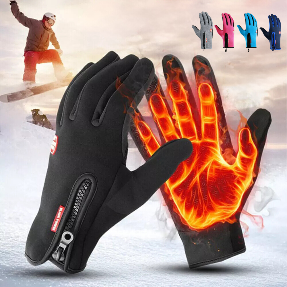 Insulated Winter Gloves with Touchscreen Fingertips for Outdoor Activities | Thomler