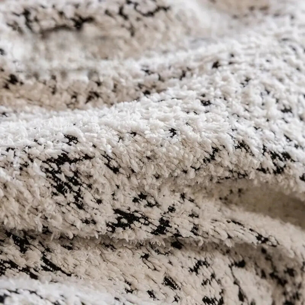 Reversible Sofa Throw Blanket - Speckled Cotton Blend - Boho Farmhouse Style Furniture Protector for Couch, Loveseat & Armchair | Thomler