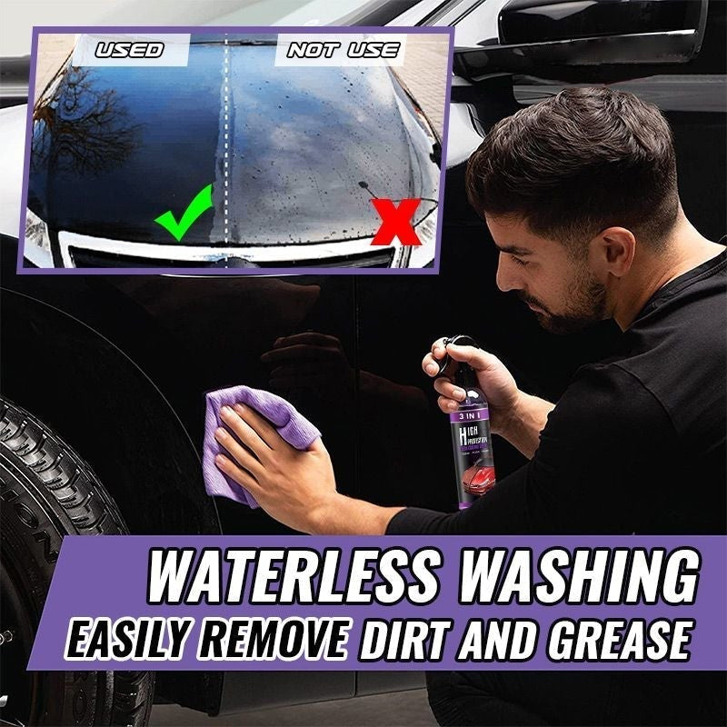 Waterless Car Detailing Spray Polish Cleaner Scratch Remover Protective Nano Coating for Auto Paint Glass Plastic RV Motorcycle Boat | Thomler