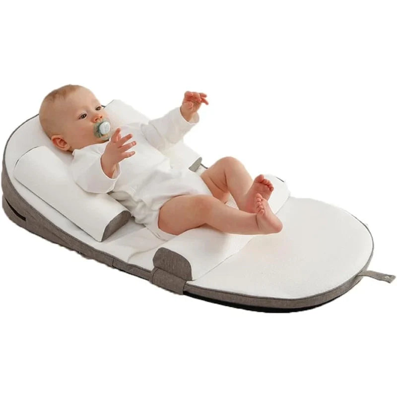Infant Sleep Positioner Wedge with Memory Foam for Reflux Relief & Safe Side Sleeping | Thomler