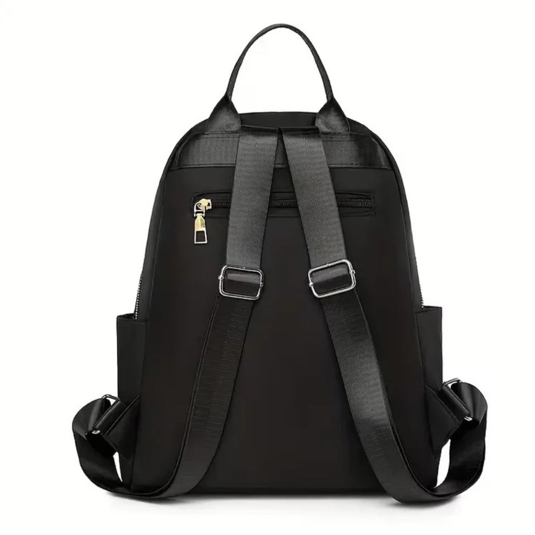 Multi-Compartment Quilted Backpack with Adjustable Straps & Top Handle for School, Work & Travel | Thomler