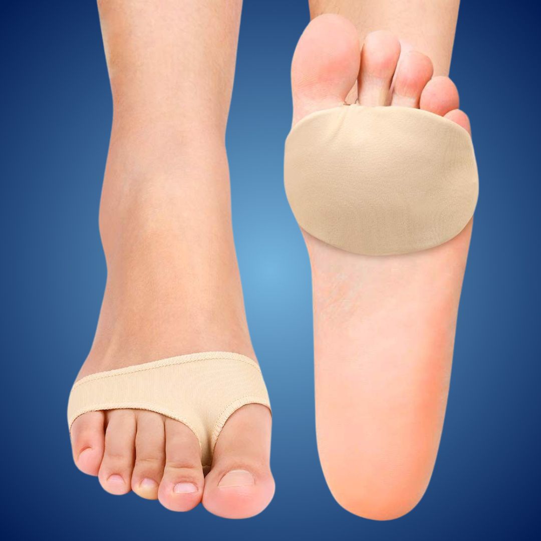 Gel Metatarsal Pads for Ball of Foot Pain Relief | Cushioned Arch Support Inserts for Morton's Neuroma & Forefoot Discomfort | Reusable | Thomler