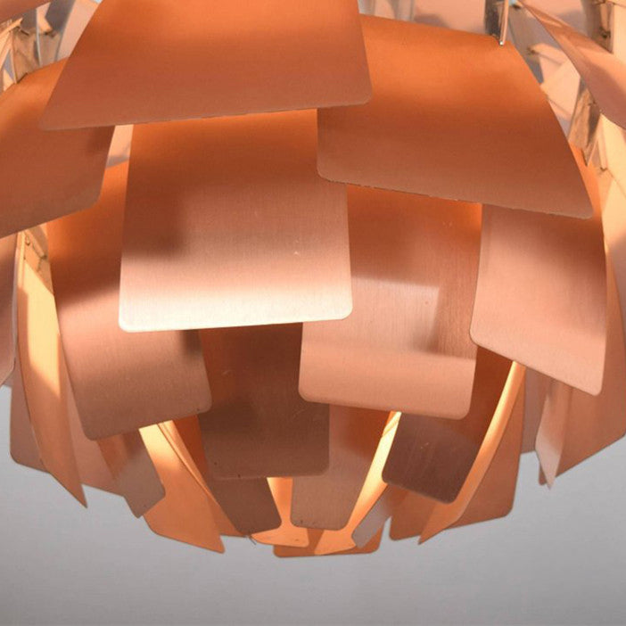 Pendant Light Metal 48.0 cm 18.9" Warm White Dining Room Adjustable Hanging Ceiling Lamp Pinecone Style E27 | Thomler