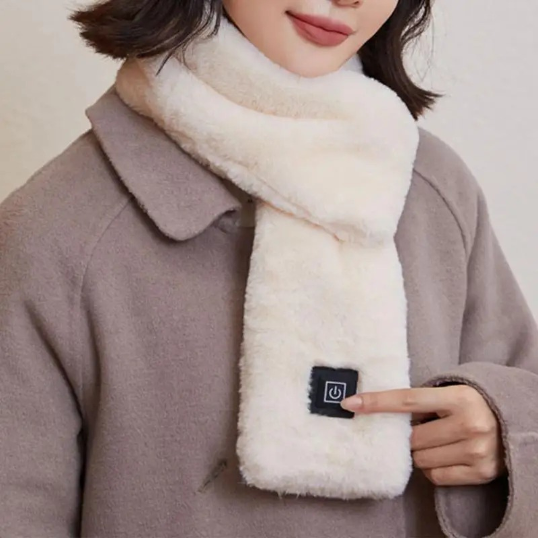 Heated Neck Wrap with 3 Temperature Settings & USB-C Charging Port for Winter Warmth | Thomler