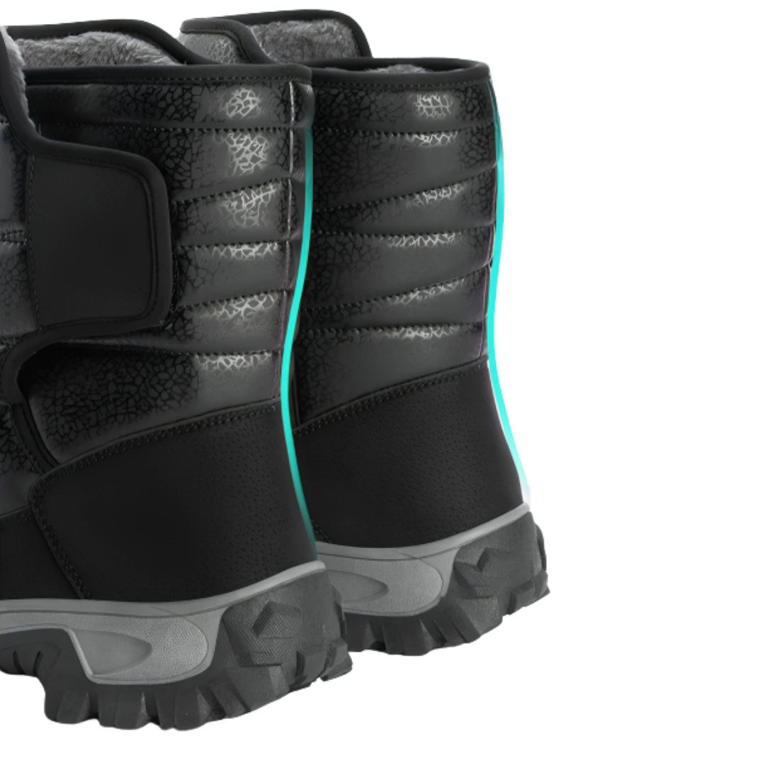 Women's Insulated Waterproof Winter Boots with Hook-and-Loop Closure for Snow & Ice | Thomler