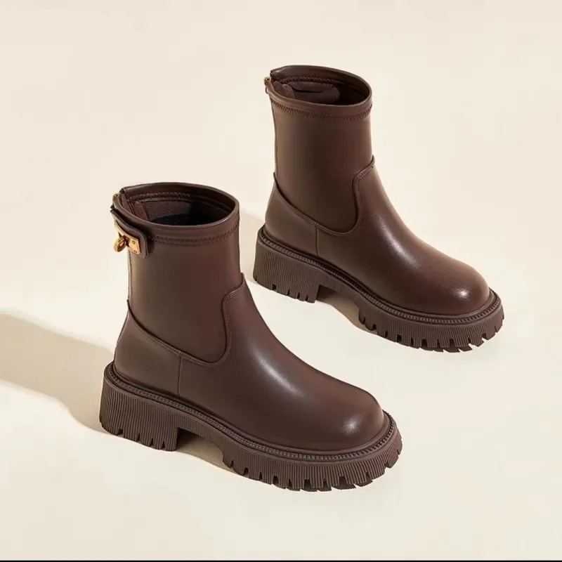 Women's Side-Zip Ankle Boots – Sleek Low-Profile Design for Everyday Wear | Thomler