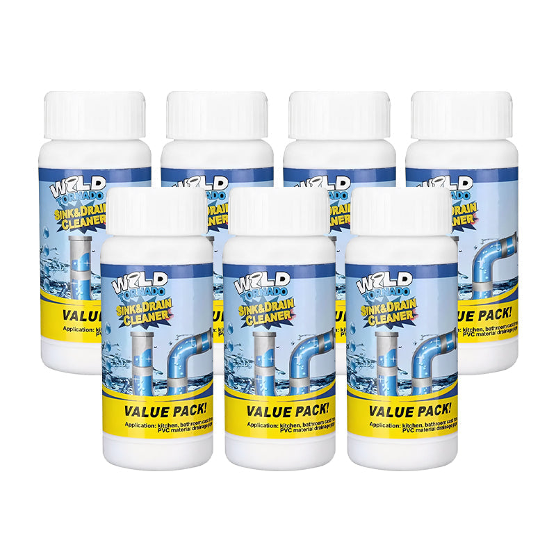 Enzymatic Foaming Powder Pipe Opener for Kitchen & Bathroom Drains, Clears Hair & Grease Clogs, Safe Non-Corrosive Formula for All Plumbing, | Thomler