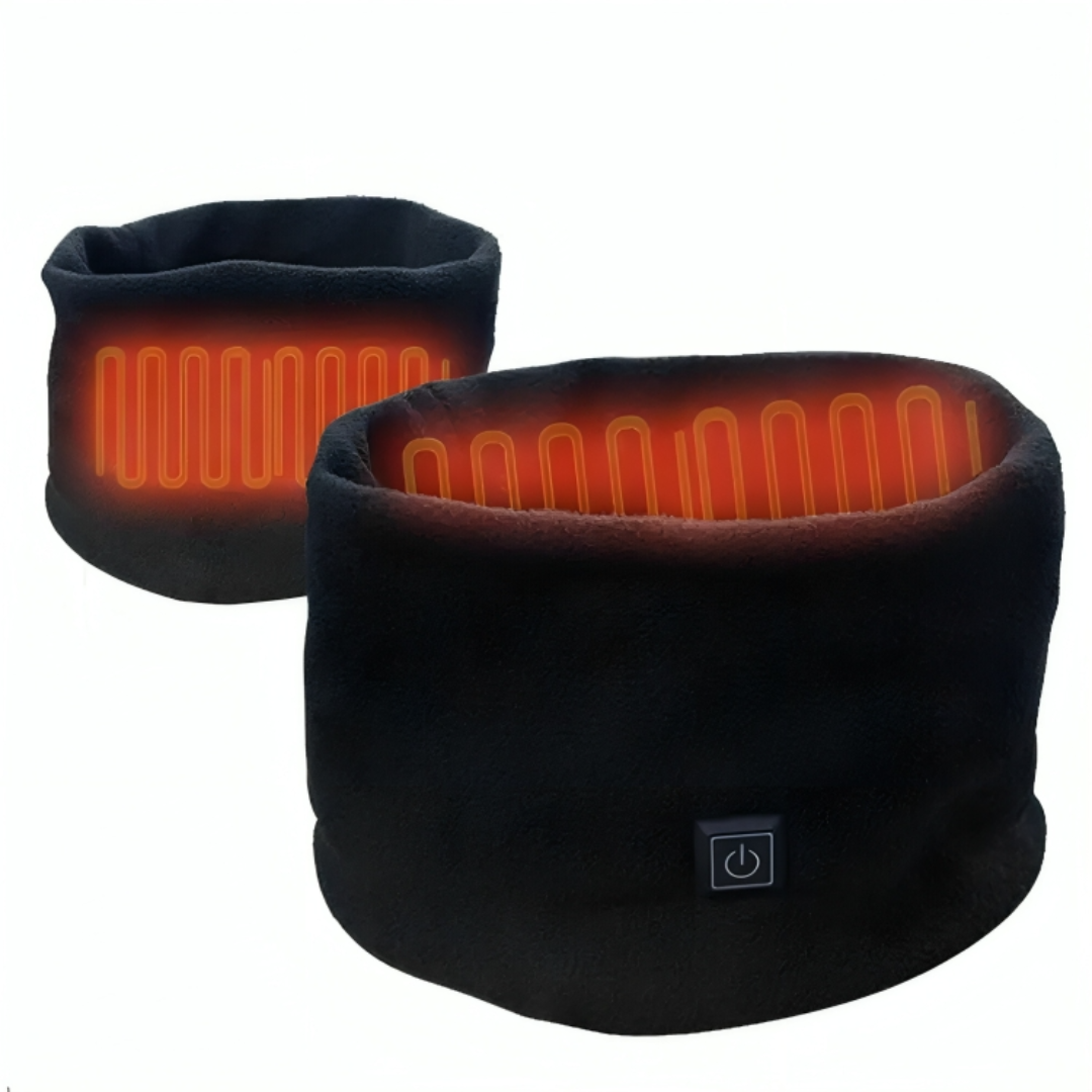 Heated Neck Warmer Scarf with 3 Temperature Settings & USB-C Power | Thomler