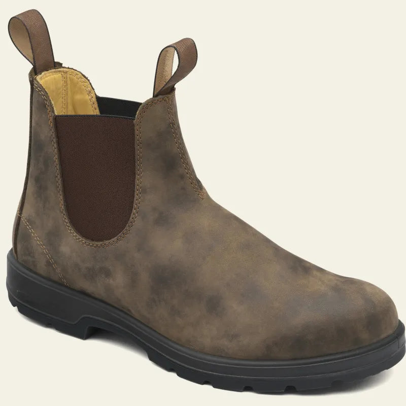 Rain-Ready Pull-On Ankle Boots with Stretchy Side Panels for Women | All-Day Traction Sole | Thomler