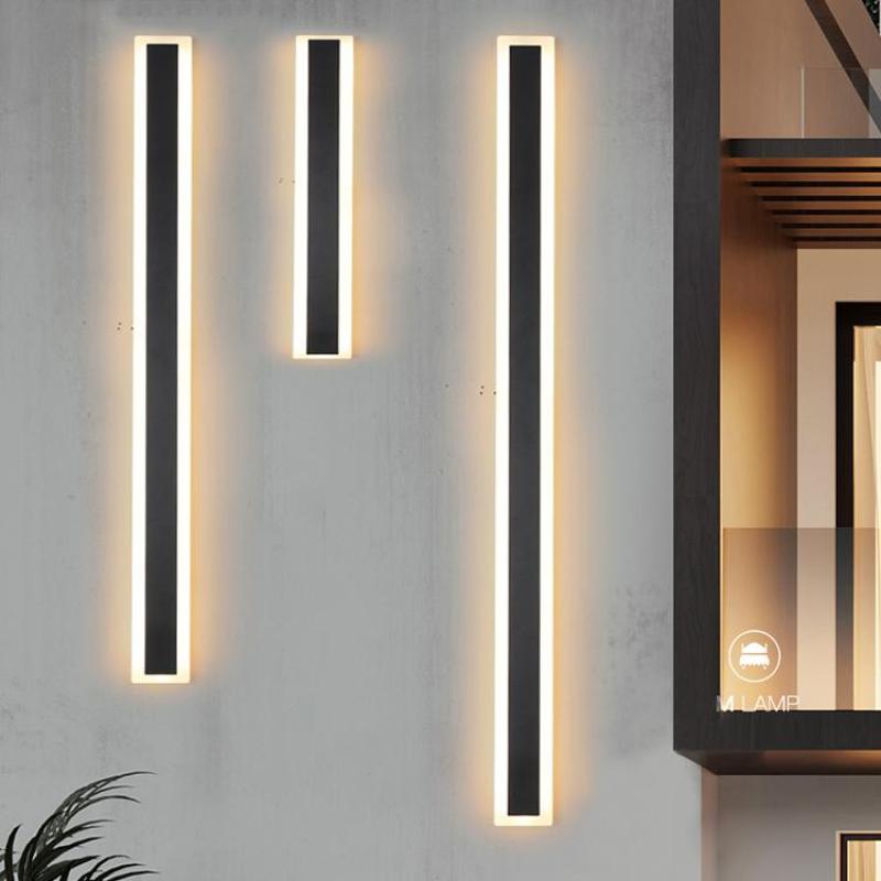 Weather-Resistant LED Outdoor Wall Light with Acrylic Panel for Entryway & Patio | Thomler
