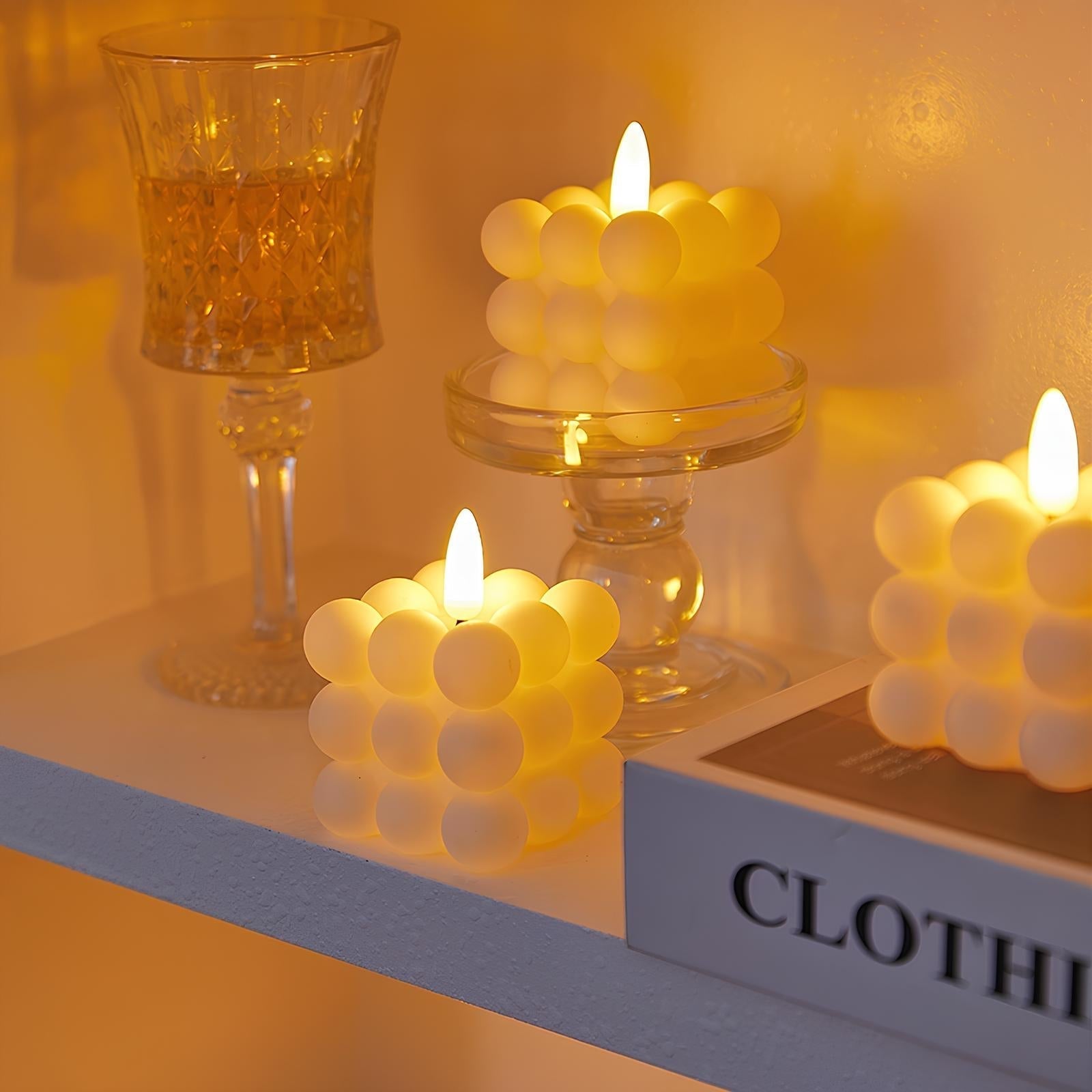 Flameless LED Candles with Realistic Flicker – Safe Battery-Operated Pillar Candles for Home Decor, Weddings, Dinners & Ambiance | Thomler