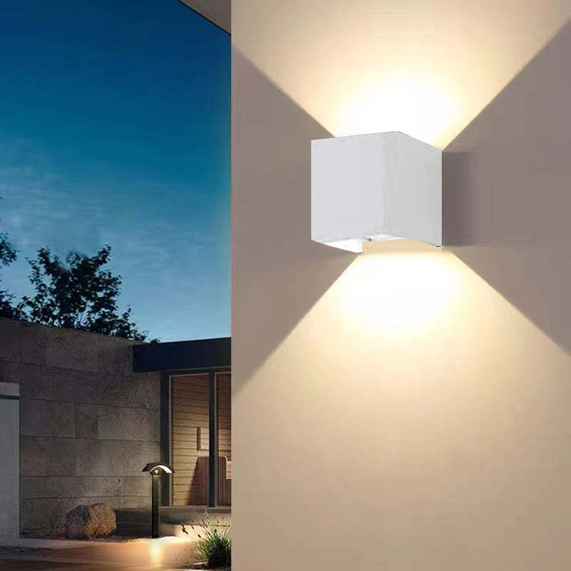 Adjustable Cube LED Outdoor Wall Light for Patio & Entryway | Thomler