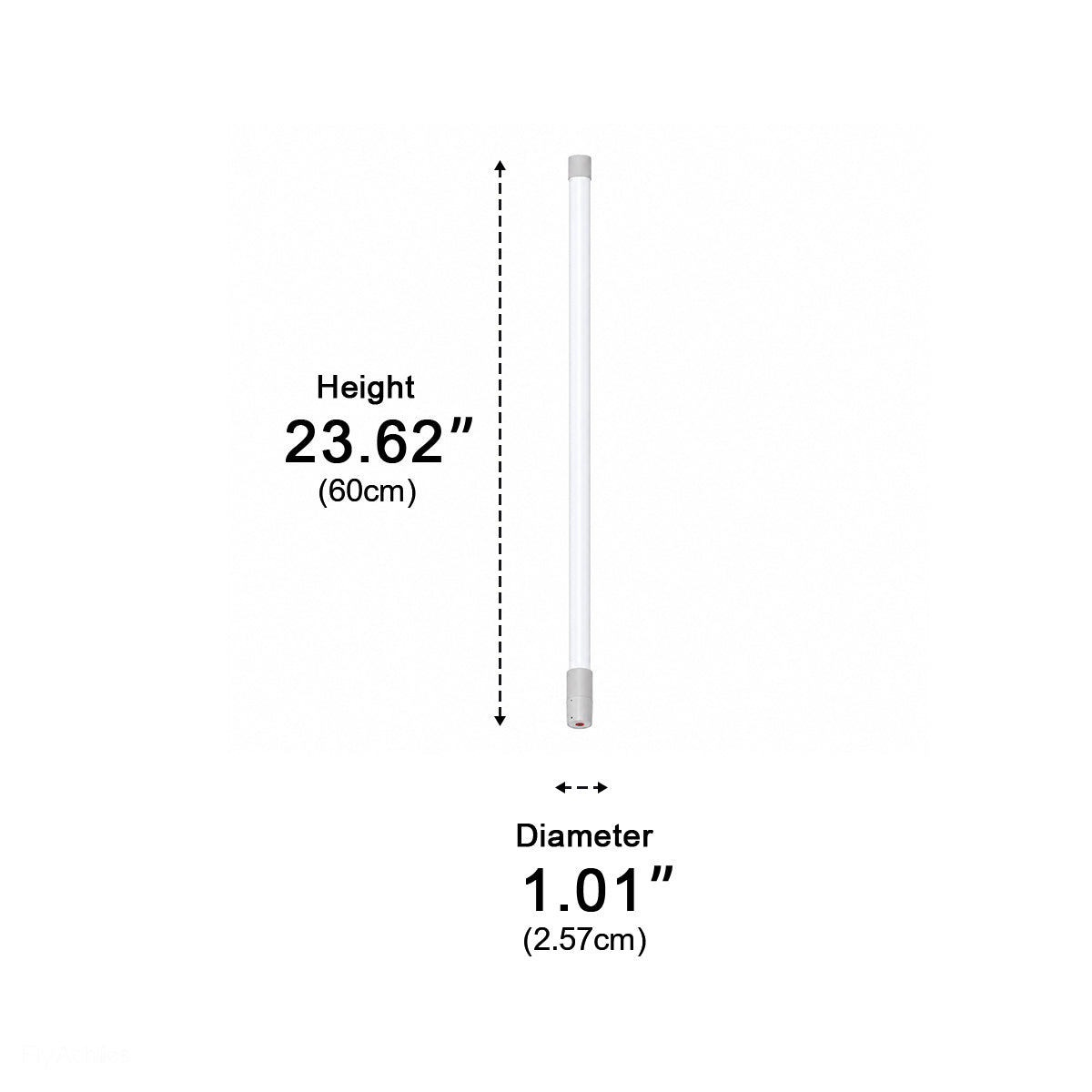 Portable Rechargeable LED Tube Light with RGB Color Modes and Wireless Remote for Photography Studio Bedroom Living Room | Thomler