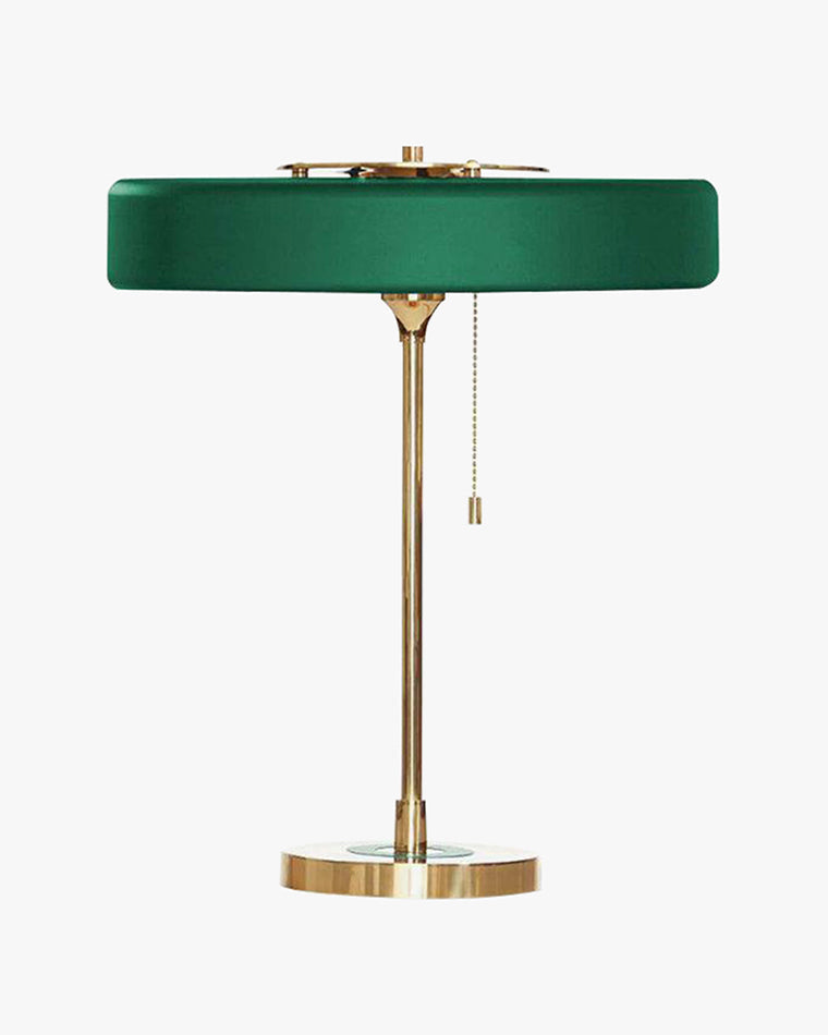 Table Lamp Brass 10W 13.8 in x 16.5 in Bedroom Living Room Study Vintage Midcentury Style Lighting | Thomler