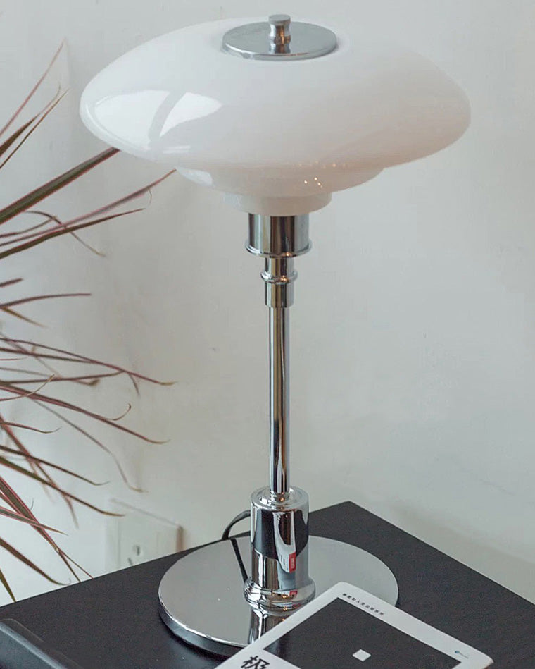 Table Lamp Glass 19 in Desk Bedroom Study 5W Warm Cool White Light | Thomler