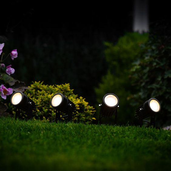 Solar Spotlights 5-Piece Set