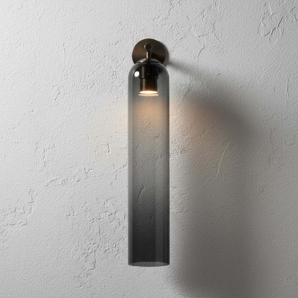 Contemporary Glass Globe Wall Sconce with LED Bulb for Bedroom Dining Room Bathroom Foyer Kitchen Study | Thomler