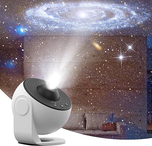 Rotating Star & Galaxy Night Light Projector with Remote – 13 Celestial Scenes for Bedroom, Kids Room & Ambient Lighting | Thomler