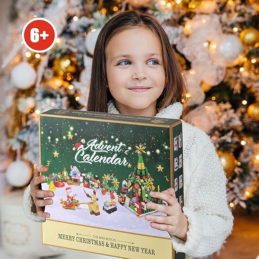 24-Day Construction Block Advent Calendar – Daily Holiday Building Fun for Kids & Families | Thomler