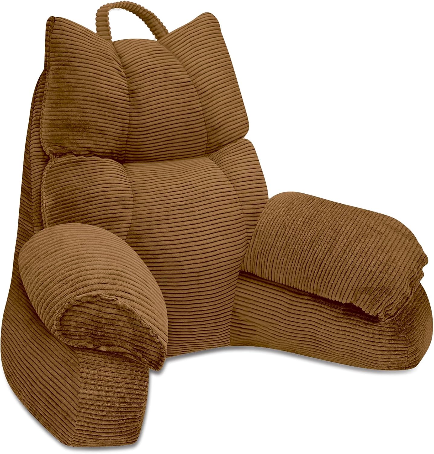 Reading Pillow with Arms Memory Foam Back Support for Bed Gaming Chair Rest Lounge Cushion Adult Backrest Seated Position Dorm Room | Thomler