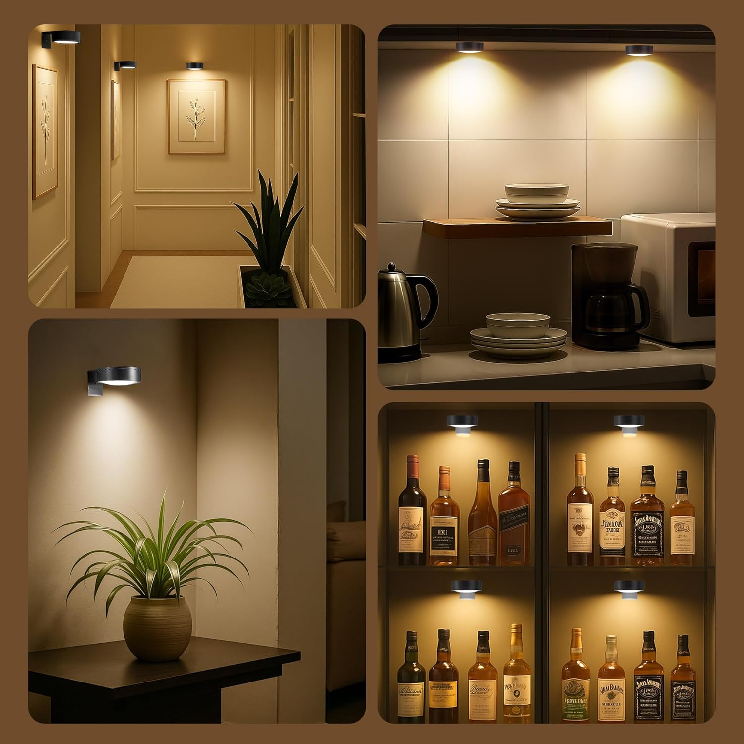 Battery-Powered Picture Light with Remote – Magnetic Mount LED Artwork Spotlight for Frames & Wall Displays | Thomler