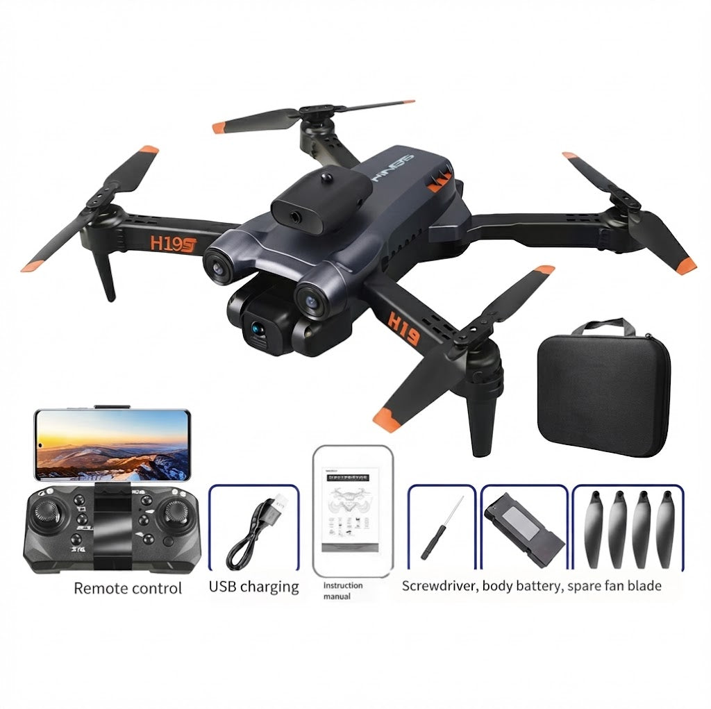 8K Dual Camera Foldable Drone with Electronic Stabilization for Aerial Photography & Video | Thomler