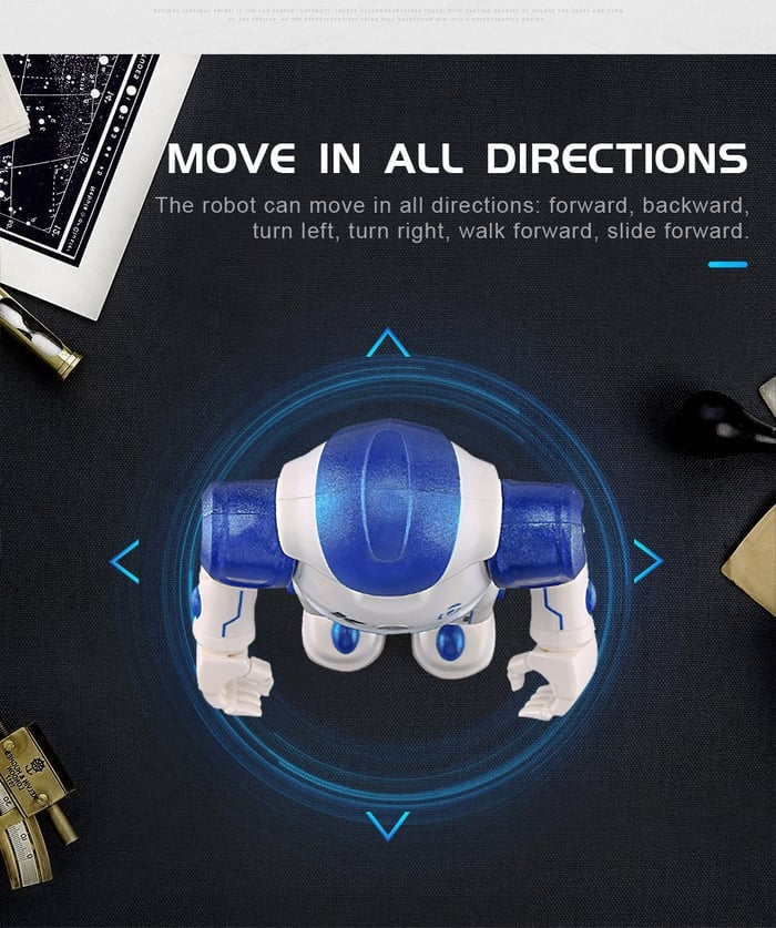 Interactive Gesture-Control Robot for Kids – Dancing, Musical Learning Toy with Voice & Programming | Educational STEM Playtime Companion | Thomler