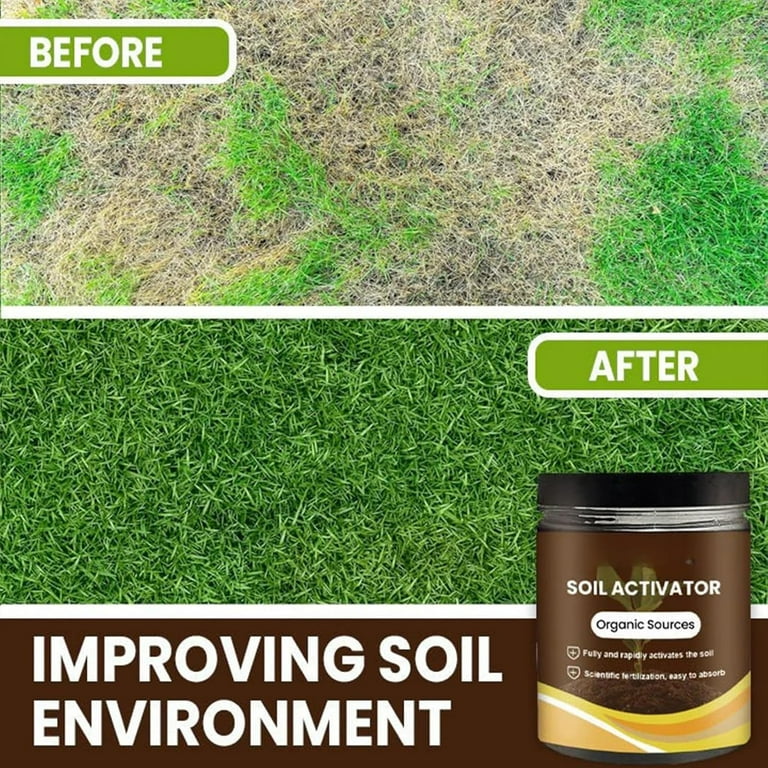 Humic Acid Soil Conditioner for Lawns, Gardens & Plants – Organic Root Booster & Nutrient Enhancer for Vegetables, Flowers, Trees & Grass | Thomler