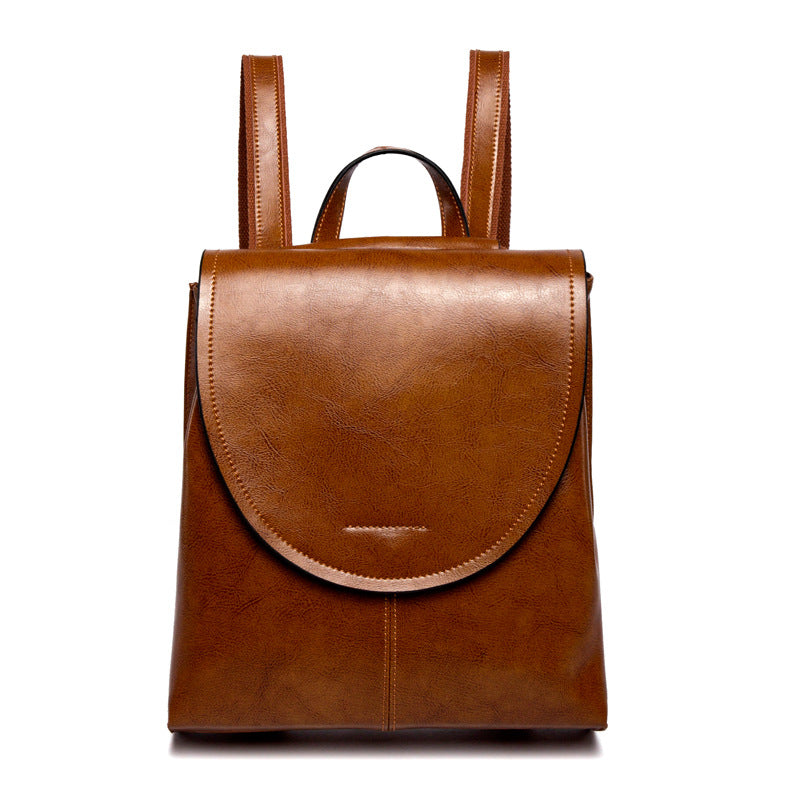 Women's Leather Backpack Purse | Multi-Compartment Daypack for Work, Travel, School & Everyday | Genuine Leather Shoulder Bag with Padded | Thomler