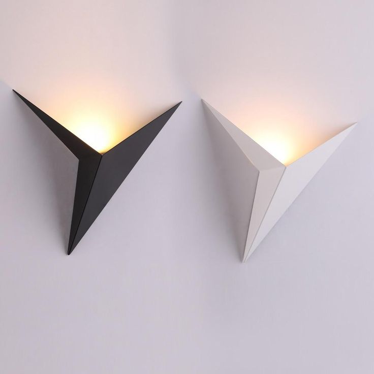 Triangle LED Wall Light Modern Geometric Sconce Nordic Home Lighting Fixture Adjustable Color | Thomler