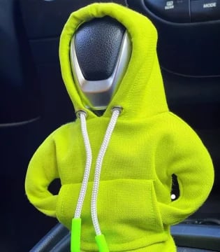Mini Hoodie Gear Shift Cover – Playful Car Interior Accessory for Manual & Automatic Vehicles | Thomler