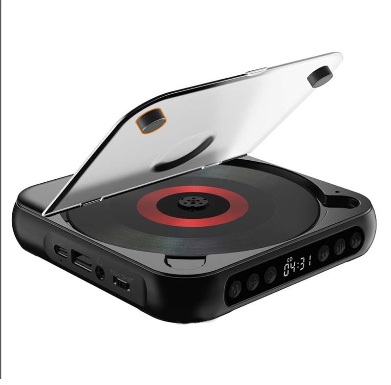 Portable CD Player Bluetooth 5.3 13.5 cm Rechargeable Home Travel MP3 Audio Disc Music Player USB C | Thomler