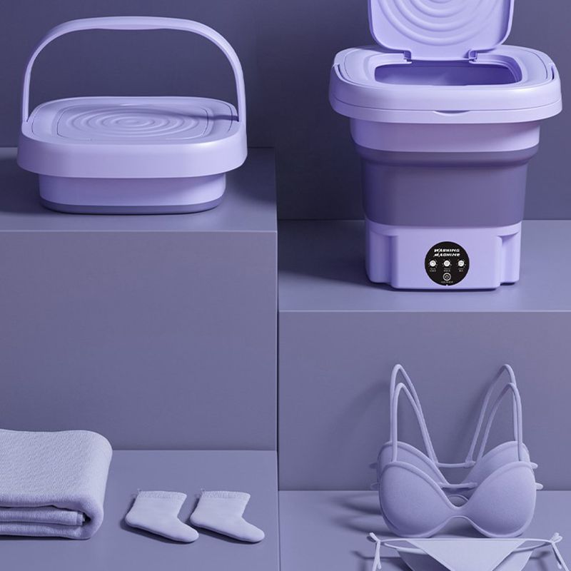 Compact Folding Washing Machine for Apartments, Dorms & Travel - Space-Saving Manual Laundry Washer with Water Filtration | Thomler