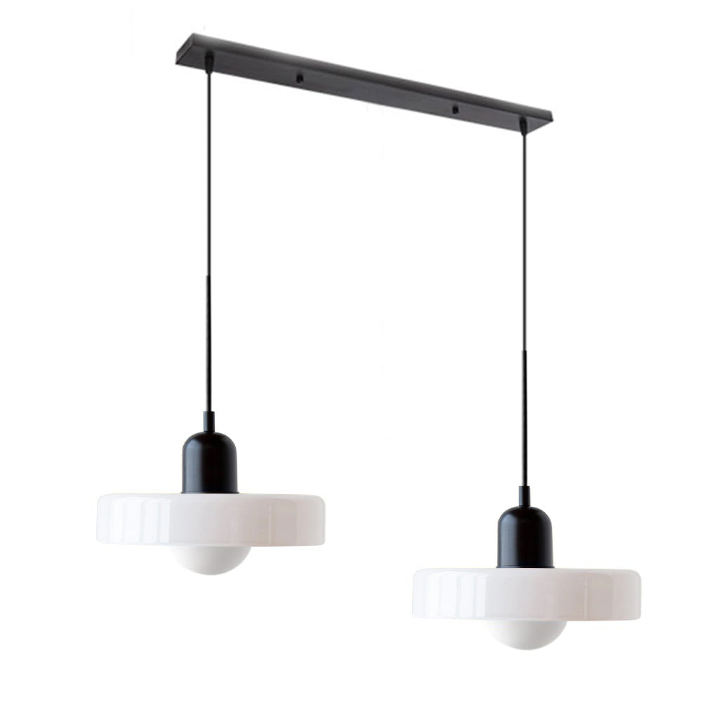 Pendant Light Glass Double Shade G9 35.0 cm Dining Room Kitchen Island Ceiling Fixture Modern Hanging Lamp | Thomler
