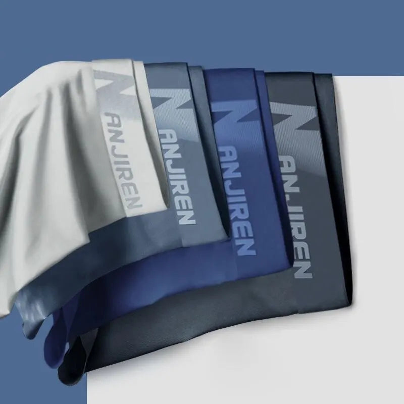 Men's Graphene-Infused Ultra-Breathable Boxer Briefs 4-Pack – Moisture-Wicking Antimicrobial Underwear for Active Comfort | Thomler