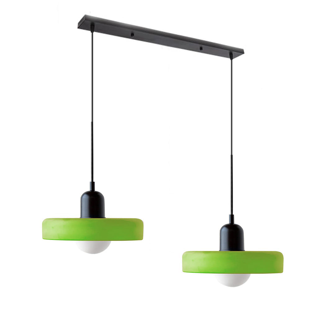 Pendant Light Glass Double Shade G9 35.0 cm Dining Room Kitchen Island Ceiling Fixture Modern Hanging Lamp | Thomler