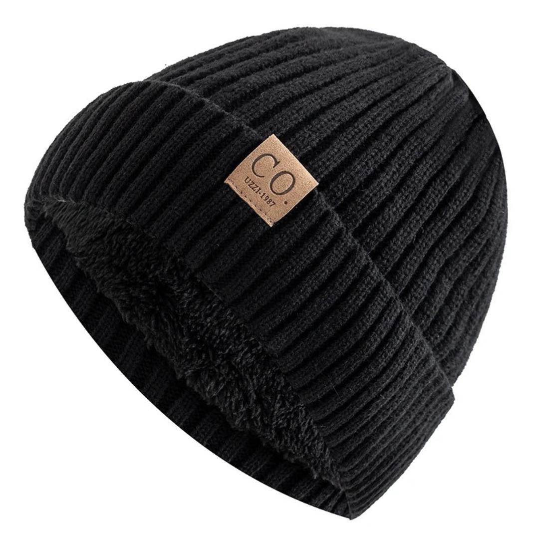 Fleece-Lined Knit Winter Beanie Hat for Men & Women – Warm Thermal Skull Cap – Cold Weather Headwear for Outdoors & Everyday | Thomler