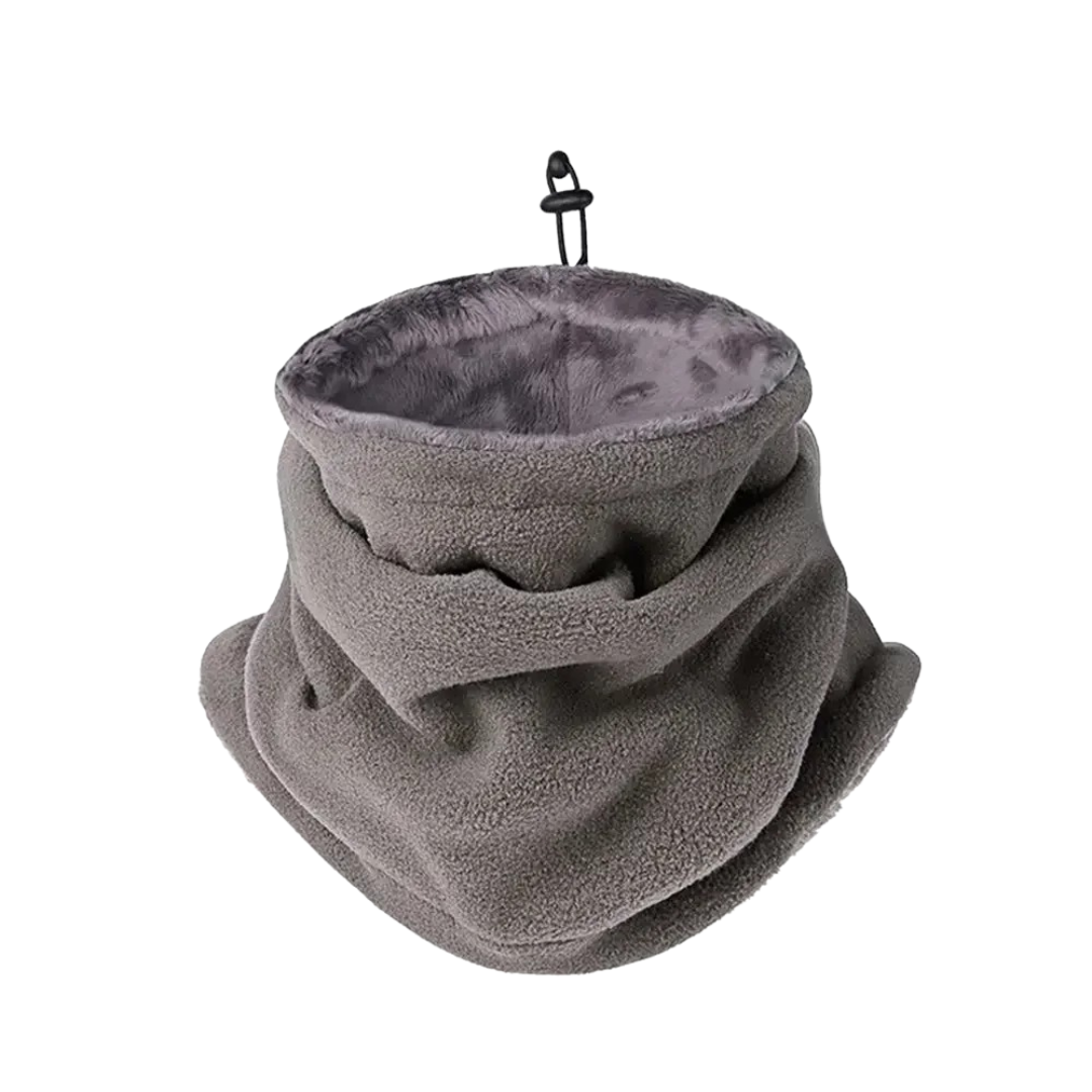 Adjustable Fleece Neck Gaiter with Drawstring for Winter Sports & Outdoor Activities – Versatile Face Cover | Thomler