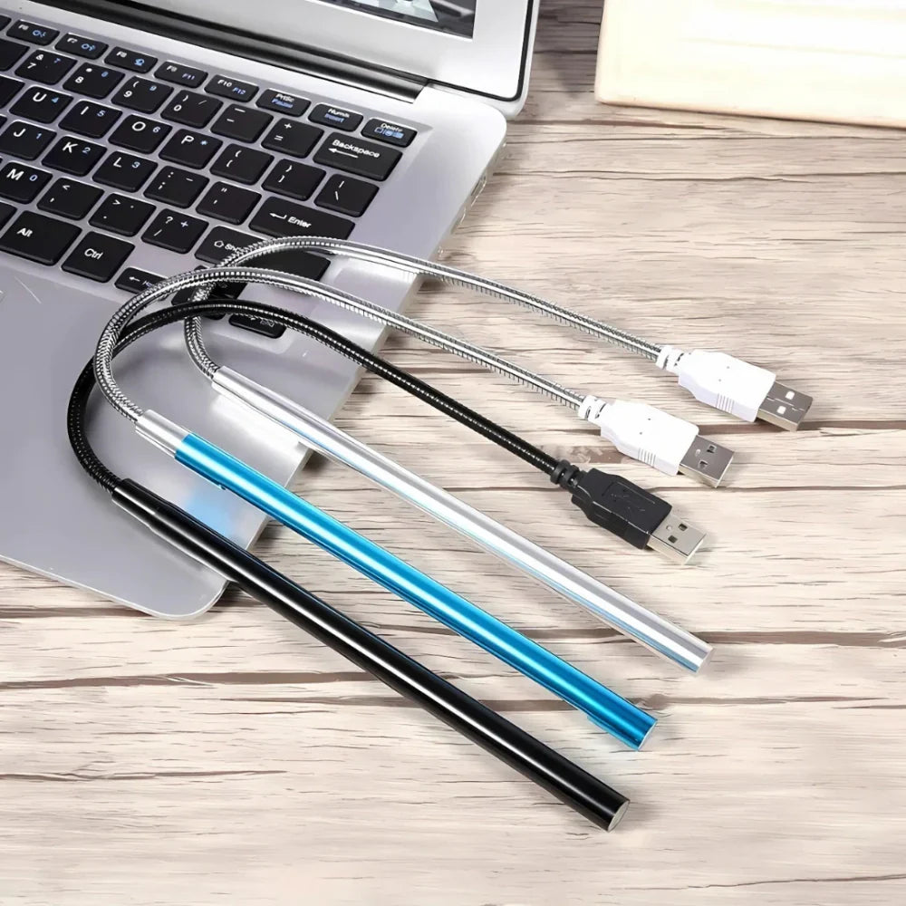 Flexible USB Desk Light with Adjustable Gooseneck Arm for Reading, Computer Work & Office Task Lighting | Thomler