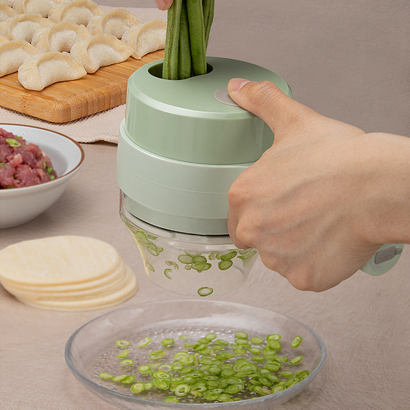 Rechargeable Electric Mini Food Processor for Chopping Vegetables, Garlic & Herbs – Cordless Kitchen Tool with USB Charging, Waterproof | Thomler