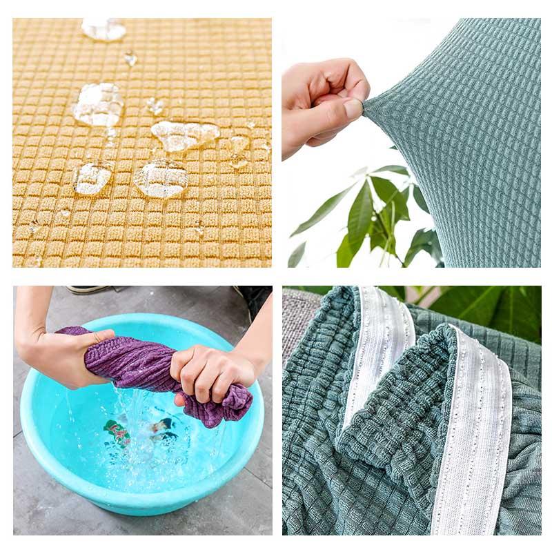 Stretchy Chair Covers Set – Fresh Look Protection for Dining Seats | 4-Pack | Thomler