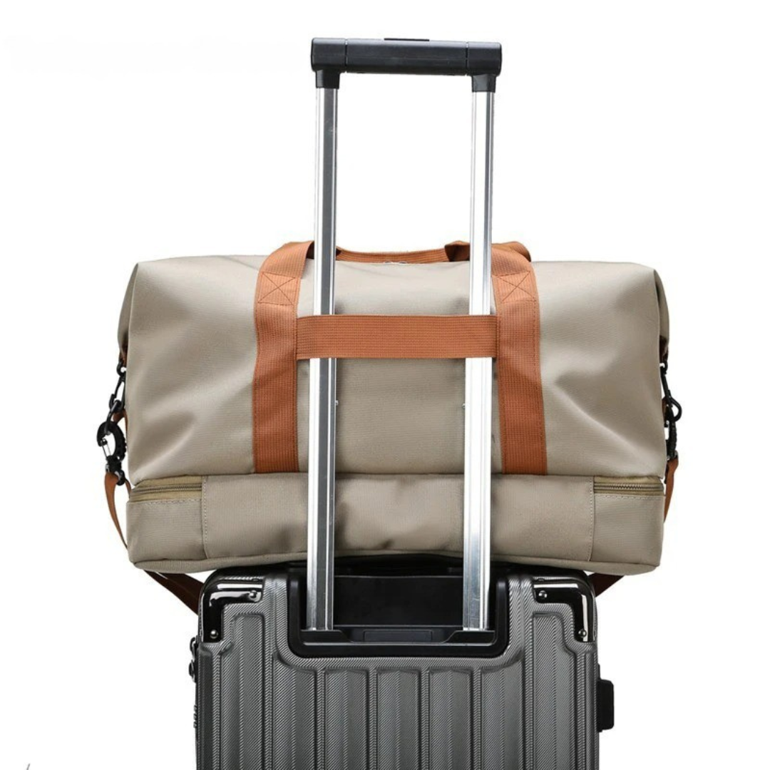 Weekend Duffel Bag with Shoe Compartment & Wet-Dry Separation for Gym Travel | Thomler